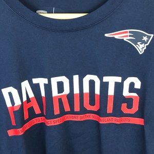 Nike Dri Fit Top Graphic Tee Shirt Blue Womens New England Patriots  Siz…